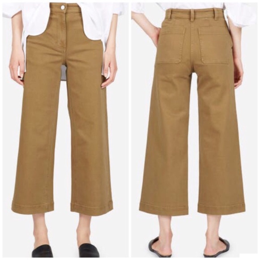 Everlane Wide Leg Crop in Ochre